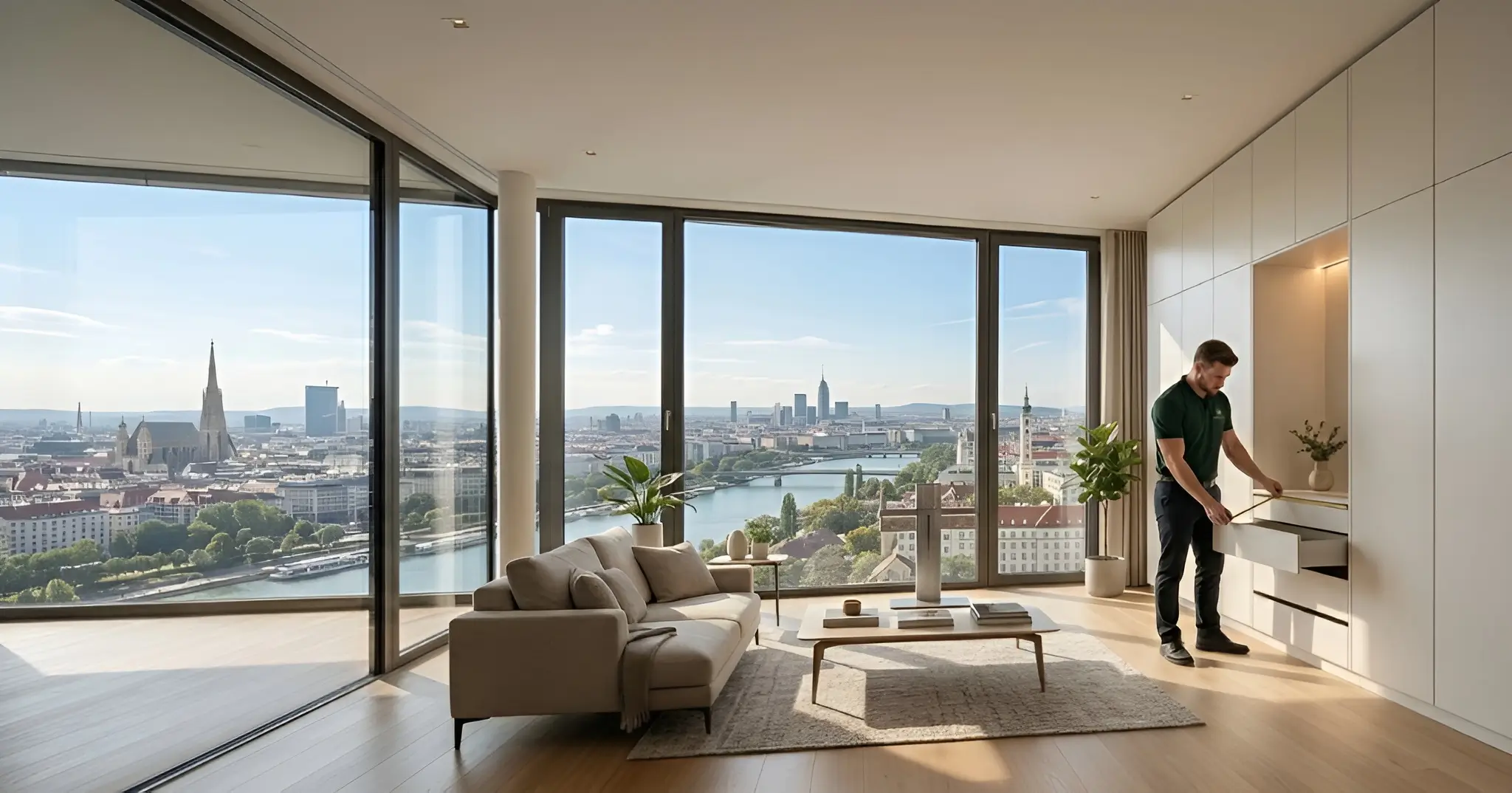 Handwerker bei der Arbeit